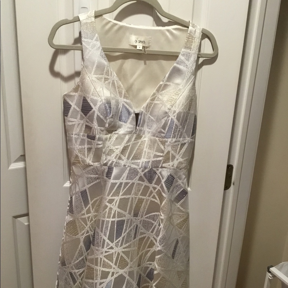 Party Dress - Fit and Flare - shimmery, elegant